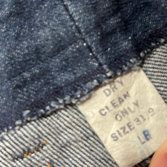 Vintage Vik Vizette Embroidered Butterfly Jeans Size 28 - Picture 9 of 9